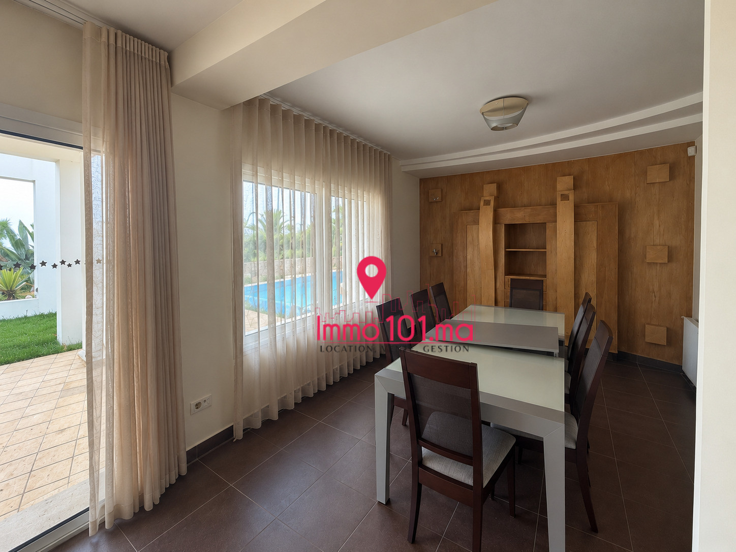 Villa meublée à louer en front de mer à Skhirat - Plage ZLLVM2586